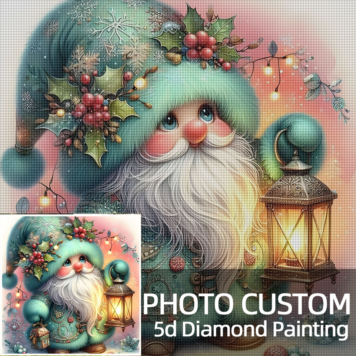 Resin Art Kits For Adults - ชุดอุปกรณ์เพชรประดับภาพถ่ายสำหรับผู้ใหญ่, ชุดเพชรประดับแบบกลมครบชุด, ชุดศิลปะโมเสกเพชร 5D ขนาดใหญ่ 