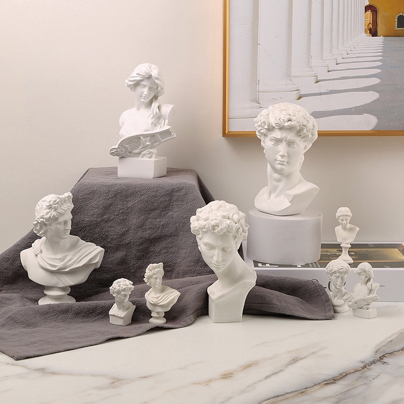 รูปปั้นเรซิ่นสไตล์นอร์ดิกกรีก  - Resin Art Studio บทวิจารณ์และราคา