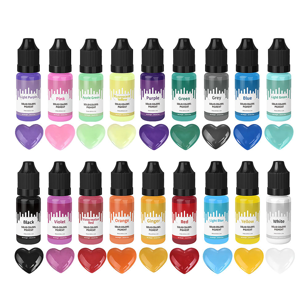 18 สี 10ml Macaron สีพาสเทลสีเ - Resin Color Paste บทวิจารณ์และราคา