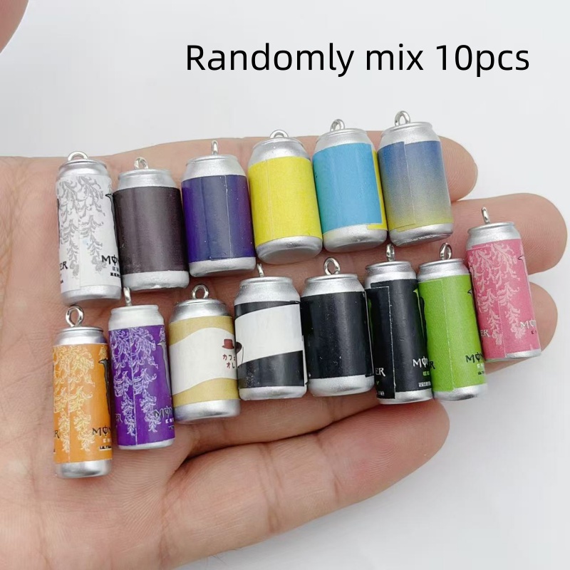 10 ชิ้น จี้เรซินรูปกระป๋องเครื - Resin Art Box บทวิจารณ์และราคา