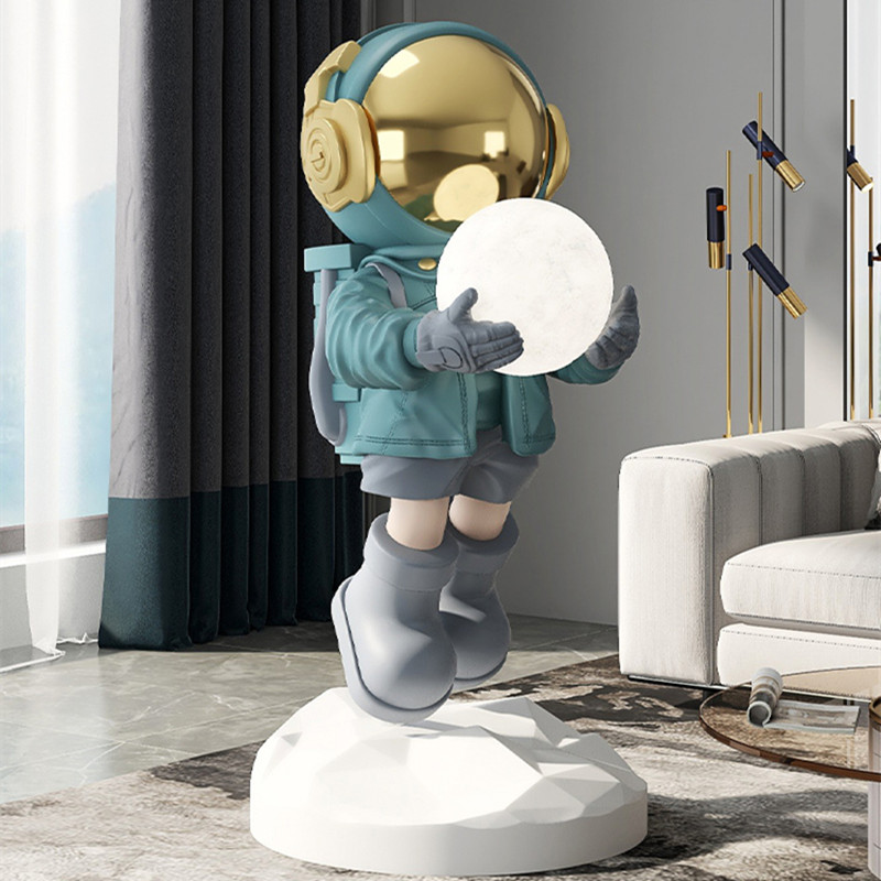 โคมไฟตั้งพื้นรูปนักบินอวกาศ ปี - Resin Art On Floor บทวิจารณ์และราคา