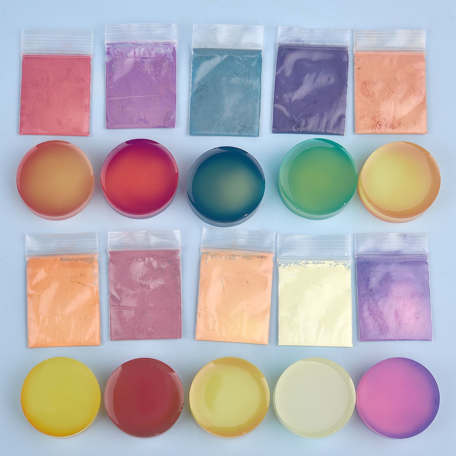 ผงเปลี่ยนสีตามอุณหภูมิ 10 สี ส - Resin Color Paste บทวิจารณ์และราคา