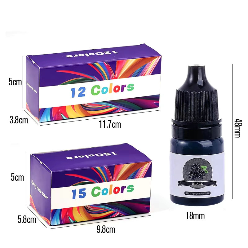 สีผสมเรซิ่นอีพ็อกซี่ 24 สีสดใส - Resin Color Paste บทวิจารณ์และราคา