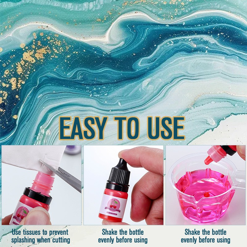 สีผสมเรซิ่นอีพ็อกซี่ 24 สีสดใส - Resin Color Paste บทวิจารณ์และราคา