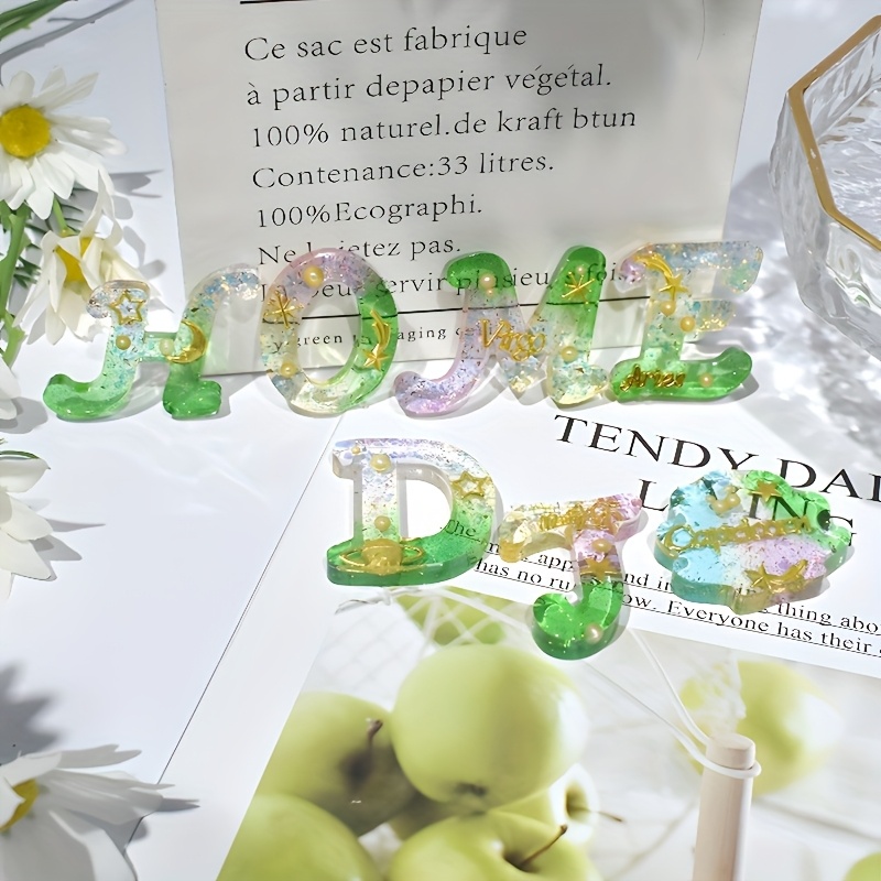 แม่พิมพ์เรซิ่นแบบหล่อรูปทรง A  - Resin Art Letters บทวิจารณ์และราคา
