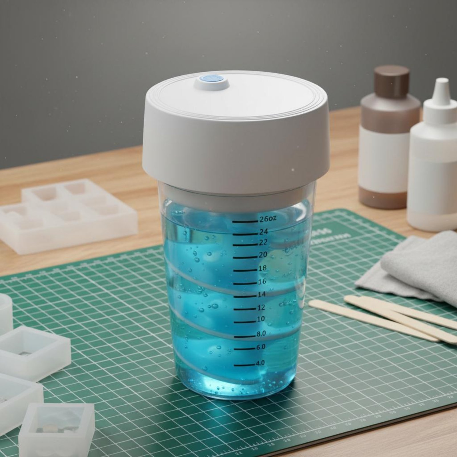 เครื่องผสมเรซินอัตโนมัติ เครื่ - Resin Art Studio บทวิจารณ์และราคา