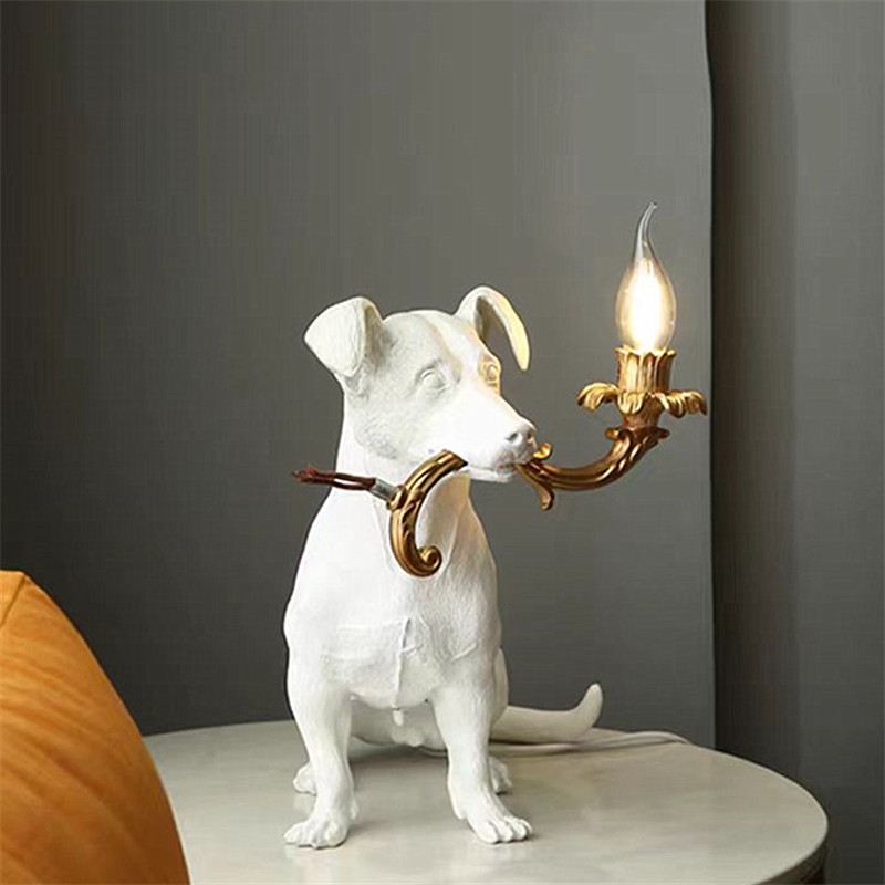 โคมไฟตั้งโต๊ะรูปสุนัขเรซิ่น ปี - Resin Art On Floor บทวิจารณ์และราคา