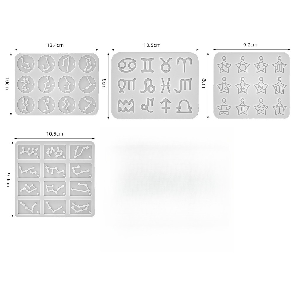 แม่พิมพ์เรซิ่นรูปกลุ่มดาว 12 ร - Resin Art Letters บทวิจารณ์และราคา