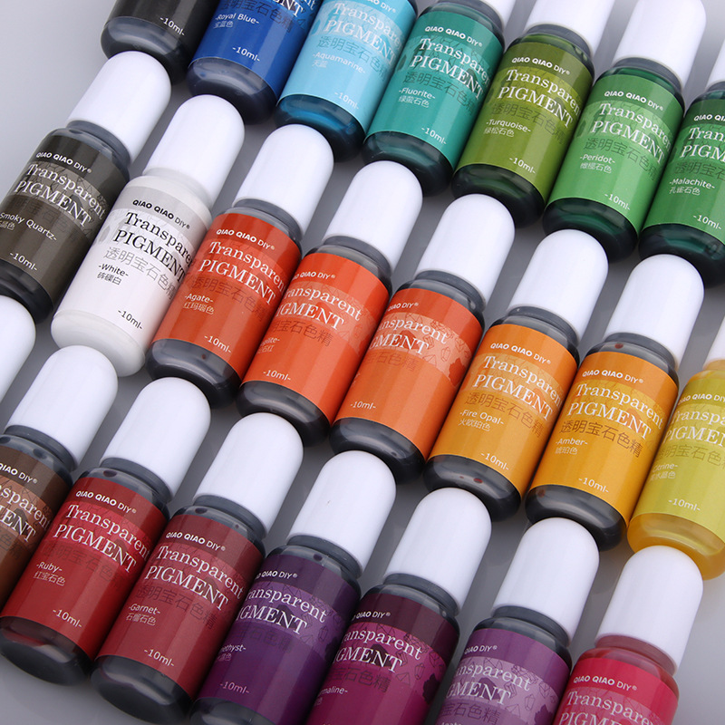 สีเรซิ่นใสสำหรับทำอัญมณี น้ำมั - Resin Color Paste บทวิจารณ์และราคา