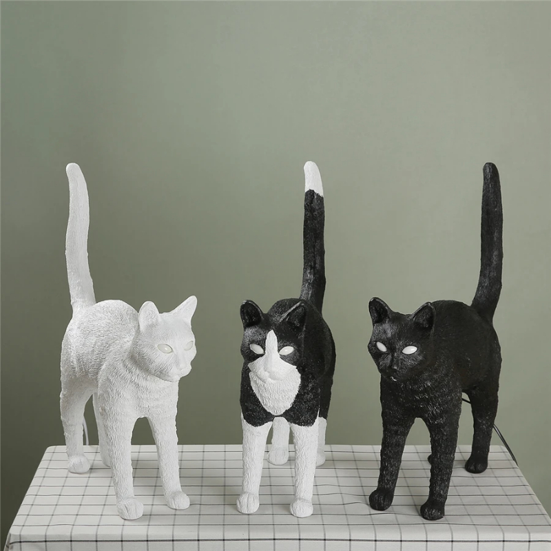 โคมไฟเรซินตั้งโต๊ะรูปแมวแบบนอร - Resin Art On Floor บทวิจารณ์และราคา