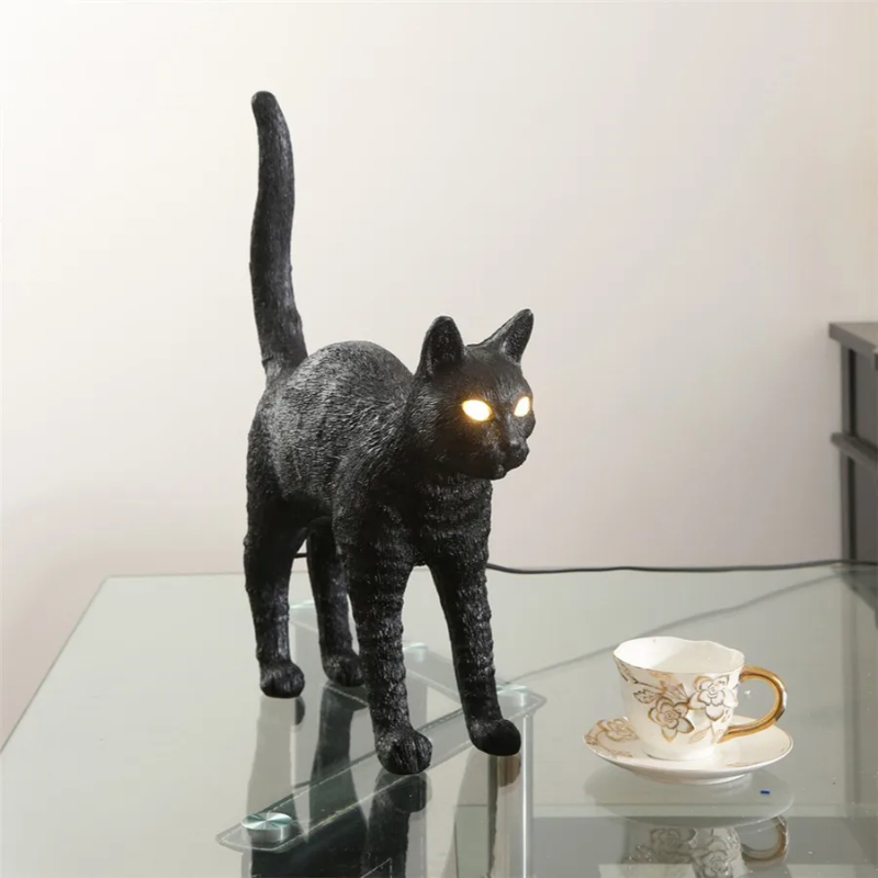 โคมไฟเรซินตั้งโต๊ะรูปแมวแบบนอร - Resin Art On Floor บทวิจารณ์และราคา