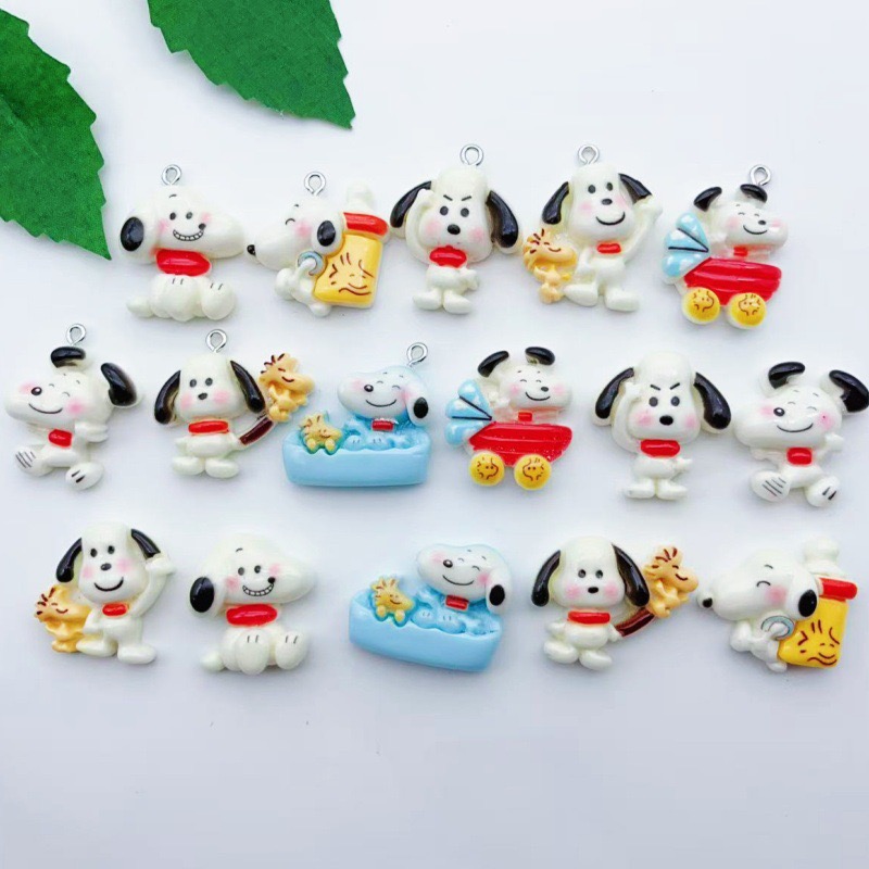 จี้รูปสุนัขการ์ตูนเรซิ่น 12 ชิ - Resin Art Box บทวิจารณ์และราคา