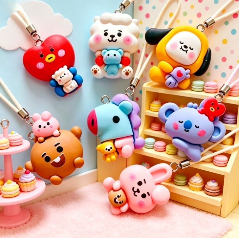 ชุด 7 ชิ้น BT21 ชาร์มการ์ตูนเร - Resin Art Box บทวิจารณ์และราคา