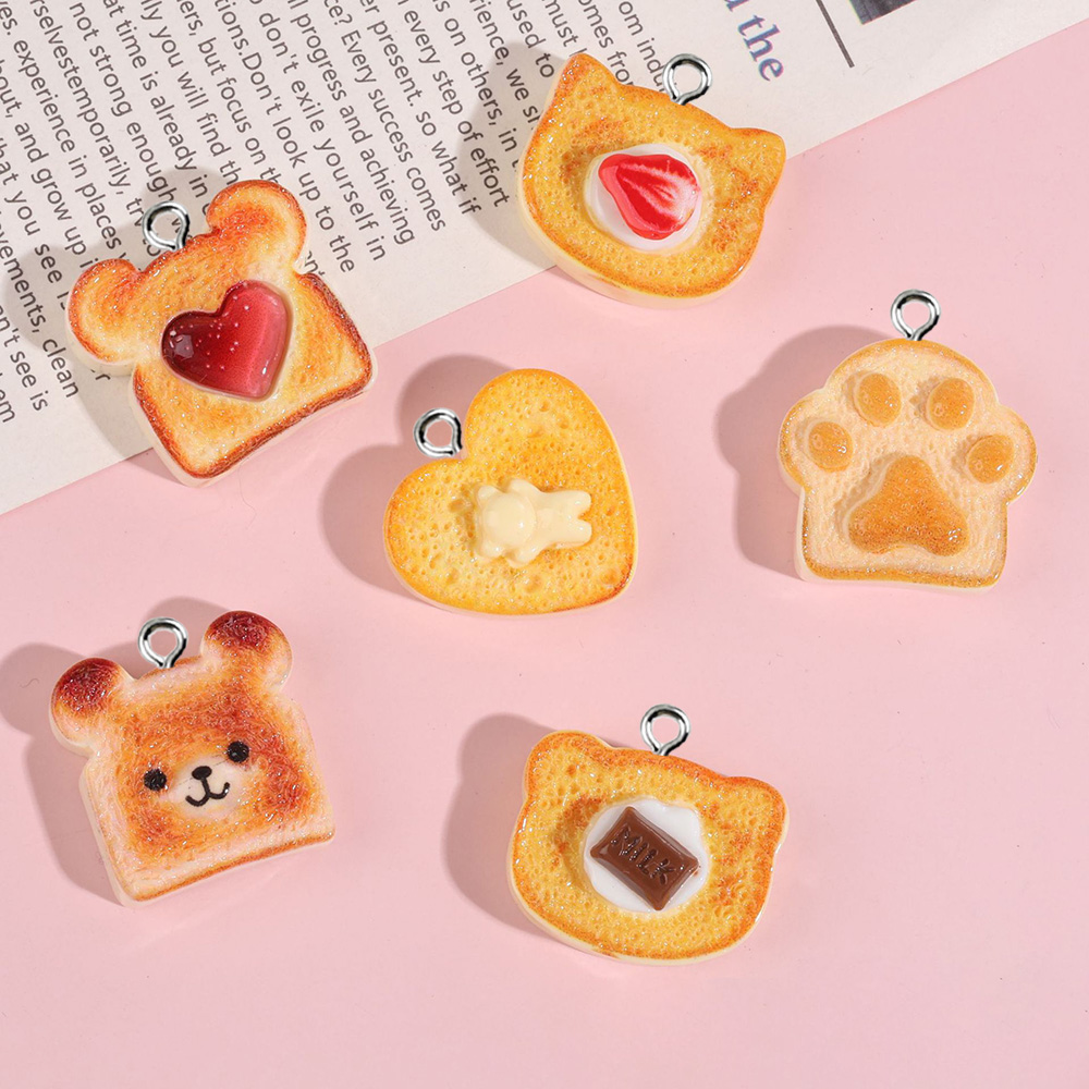 ชาร์มเรซิ่นรูปขนมปังปิ้งรูปหัว - Resin Art Kits For Adults บทวิจารณ์และราคา