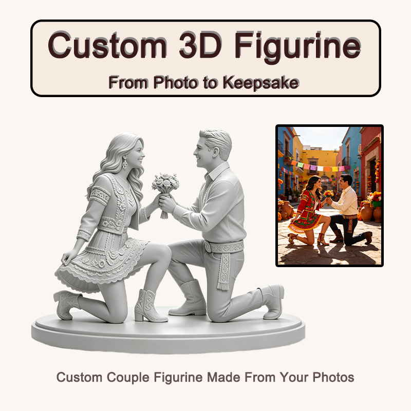 รูปปั้นคู่รักพิมพ์สามมิติตามภา - Resin Art For Wedding Gift บทวิจารณ์และราคา