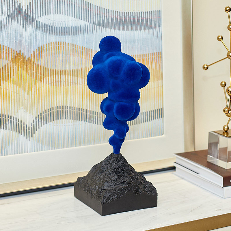 ประติมากรรมเมฆภูเขาไฟนามธรรมสี - Resin Art Studio บทวิจารณ์และราคา