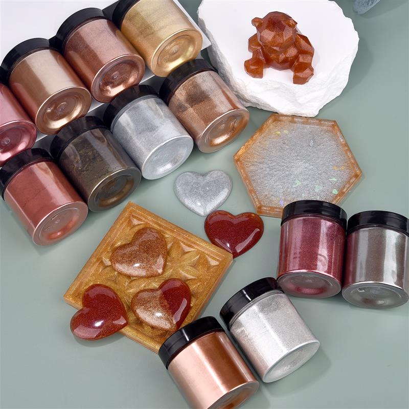 เม็ดสีเงินประกายเมทัลลิก50กรัม - Resin Art Letters บทวิจารณ์และราคา