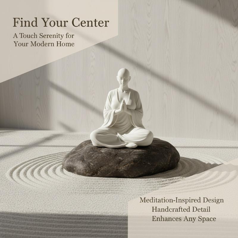 รูปปั้นเซนแบบมินิมอล ศิลปะทางจ - Resin Art Studio บทวิจารณ์และราคา