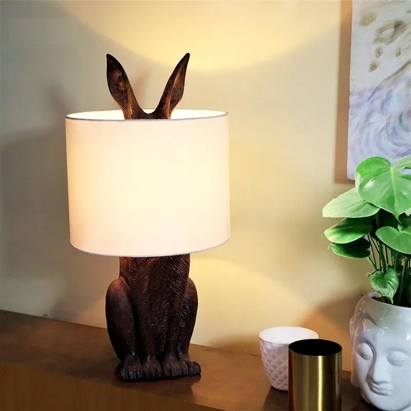 โคมไฟตั้งโต๊ะรูปกระต่ายโคมไฟตั - Resin Art On Floor บทวิจารณ์และราคา