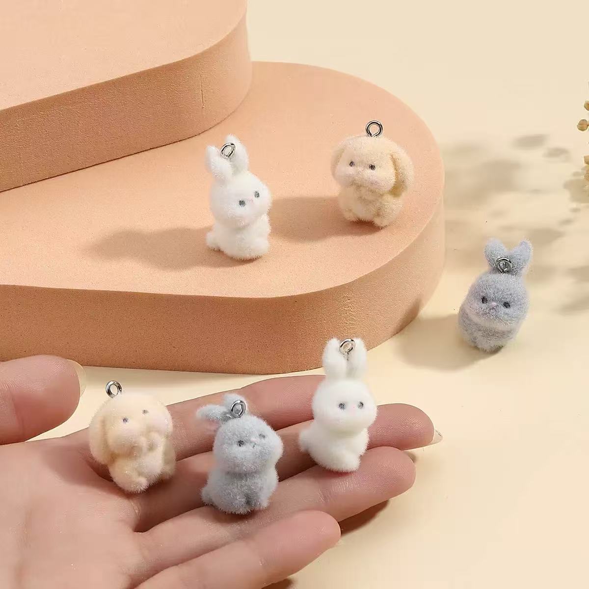 จี้เรซิ่นรูปกระต่ายน้อย 10 ชิ้ - Resin Art Box บทวิจารณ์และราคา