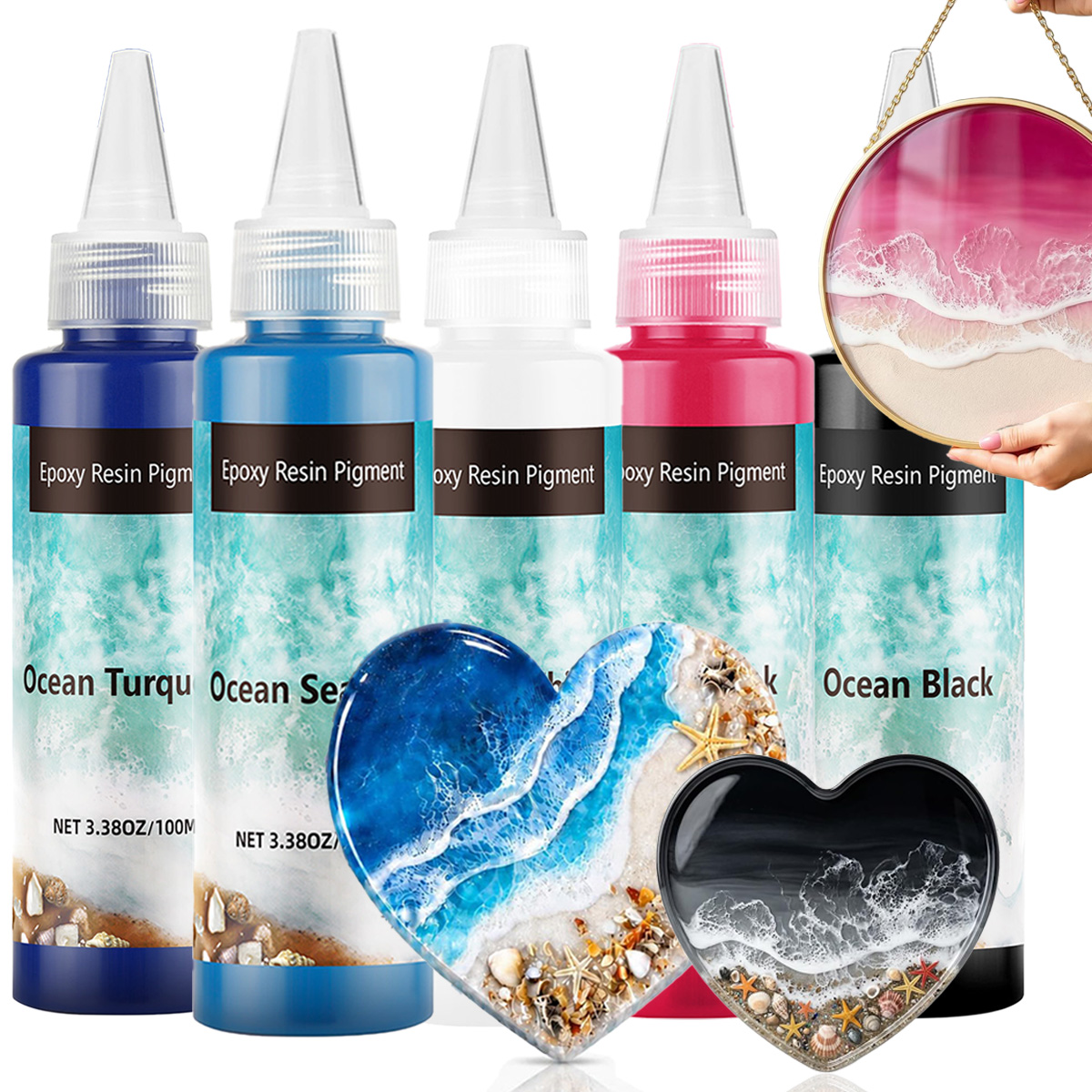 สีผสมเรซินอีพ็อกซีสีน้ำเงินเข้ - Resin Color Paste บทวิจารณ์และราคา