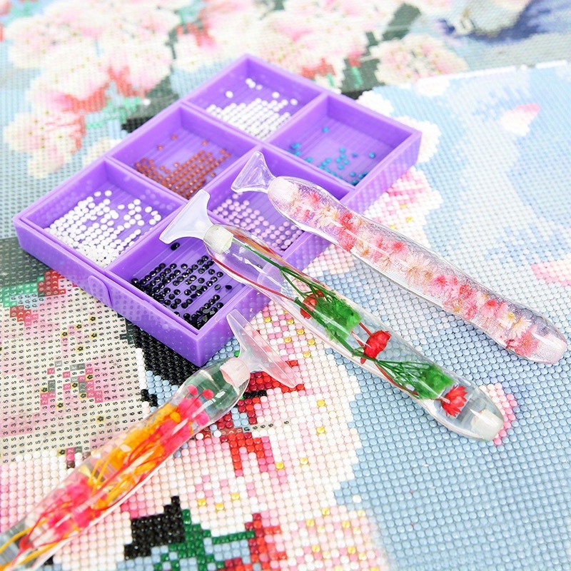 ชุดปากกาเพชรเรซิ่น 5 มิติ ลายด - Resin Art Flower บทวิจารณ์และราคา